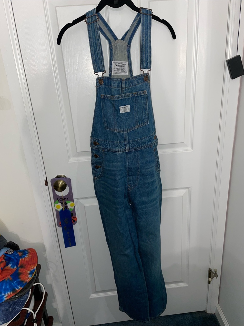Classic Blue Denim Women’s Overalls with Adjustable Straps